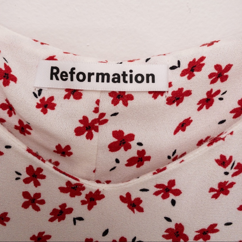 REFORMATION Boston Midi Slipdress in Sophia - Picture 8 of 11